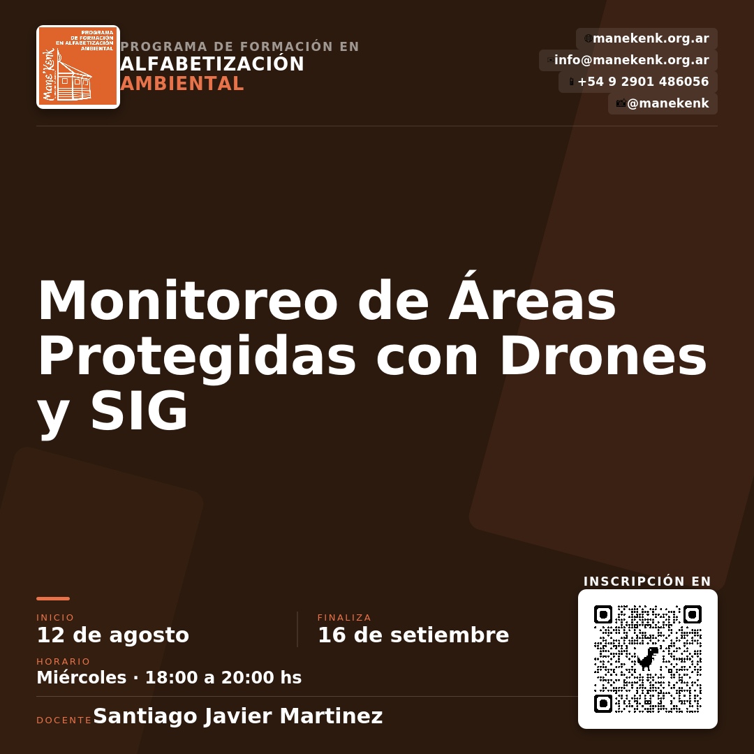 Monitoreo de Áreas Protegidas con Drones y SIG